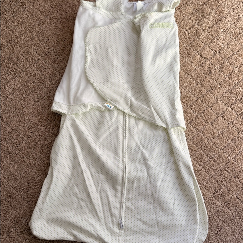 Halo Green Polka Dot SleepSack Swaddle